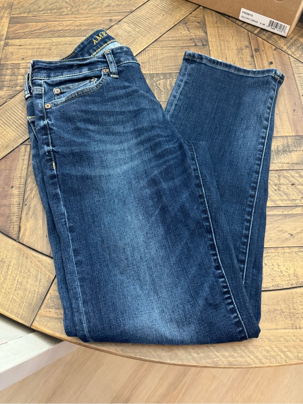 American Eagle Outfitters Dark Indigo Straight Leg Jeans
